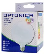 OPTONICA LED λάμπα G120 1884, 18W, 6000K, E27, 1440lm 2