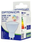 OPTONICA LED λάμπα spot 1901, 4.5W, 6000K, GU10, 320lm 7 OPTONICA LED λάμπα spot 1901, 4.5W, 6000K, GU10, 320lm 3