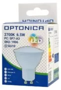 OPTONICA LED λάμπα spot 1906, 6.5W, 2700K, 550lm, GU10 3