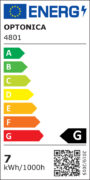 OPTONICA LED καλωδιοταινία 4801, 5050 30 SMD/m, 12V, 500lm/m, 6000K, 5m 2
