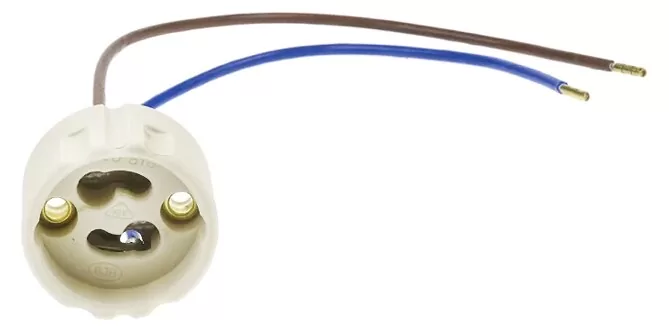 OPTONICA ντουί λάμπας GU10 με καλώδια 5187, 250V 2A, κεραμικό, λευκό 3 OPTONICA ντουί λάμπας GU10 με καλώδια 5187, 250V 2A, κεραμικό, λευκό
