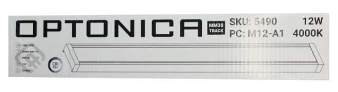 OPTONICA LED μαγνητικό φωτιστικό 5490, 12W, 4000K, μεταλλικό, μαύρο 5 OPTONICA LED μαγνητικό φωτιστικό 5490, 12W, 4000K, μεταλλικό, μαύρο 2