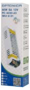 OPTONICA τροφοδοτικό LED καλωδιοταινίας 6131, 60W, 12V/5A 3
