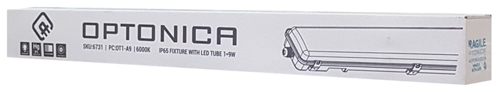 OPTONICA LED φωτιστικό Tube T8 6731, 9W, 6000K, IP65, 800LM, 68cm 4 OPTONICA LED φωτιστικό Tube T8 6731, 9W, 6000K, IP65, 800LM, 68cm - Image 2