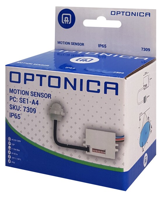 OPTONICA αισθητήρας κίνησης 7309, 120°, 6m, IP65, λευκός 4 OPTONICA αισθητήρας κίνησης 7309, 120°, 6m, IP65, λευκός - Image 2