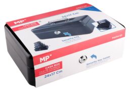 MP κουτί ταμείου με κλειδί PA214-03 με θήκη & λαβή, μεταλλικό, 24x17cm 3