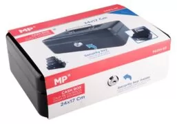 MP κουτί ταμείου με κλειδί PA214-03 με θήκη & λαβή, μεταλλικό, 24x17cm 3