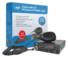 PNI Escort HP 8001L ASQ CB πομποδέκτης αυτοκινήτου με ακουστικά HS81L