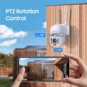 POWERTECH smart κάμερα PT-1144, 2MP, Wi-Fi, PTZ, IP65 3
