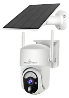 POWERTECH smart ηλιακή κάμερα PT-1177, 4MP, WiFi, SD, PTZ, IP65