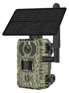 POWERTECH smart ηλιακή κάμερα κυνηγού PT-1178, 4MP, 4G, PIR, SD, IP66