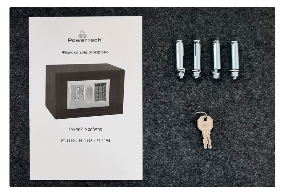 POWERTECH χρηματοκιβώτιο ασφαλείας PT-1193, ψηφιακό κλείδωμα, 35x25x25cm, 9.5kg 8 POWERTECH χρηματοκιβώτιο ασφαλείας PT-1193, ψηφιακό κλείδωμα, 35x25x25cm, 9.5kg - Image 6