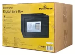 POWERTECH χρηματοκιβώτιο ασφαλείας PT-1193, ψηφιακό κλείδωμα, 35x25x25cm, 9.5kg 7