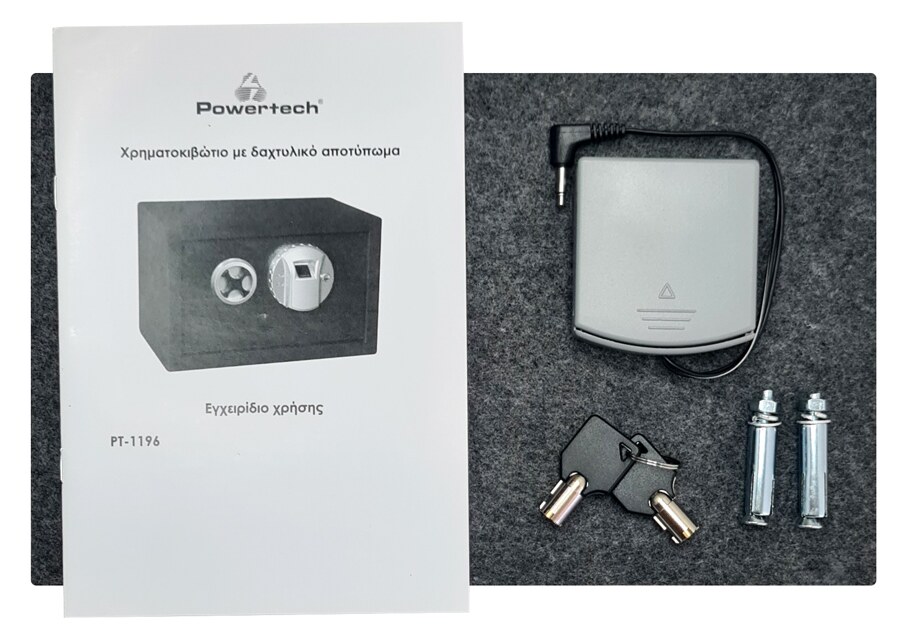 POWERTECH χρηματοκιβώτιο PT-1196 με δακτυλικό αποτύπωμα, 31x20x20cm, 8kg 7 POWERTECH χρηματοκιβώτιο PT-1196 με δακτυλικό αποτύπωμα, 31x20x20cm, 8kg - Image 5