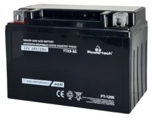 POWERTECH μπαταρία μολύβδου μοτοσυκλέτας PT-1206, 12V 9Ah, AGM, YTX9-BS
