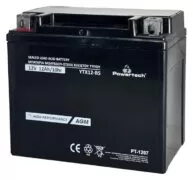 POWERTECH μπαταρία μολύβδου μοτοσυκλέτας PT-1207, 12V 12Ah AGM, YTX12-BS