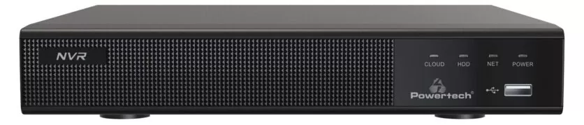 POWERTECH NVR καταγραφικό με 4 κάμερες PT-1233, 4K, 4MP, 9 κανάλια 2
