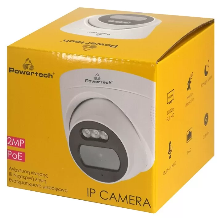 POWERTECH IP κάμερα PT-1236 με μικρόφωνο, 3.6mm, 2MP, PoE, IR 25m 6 POWERTECH IP κάμερα PT-1236 με μικρόφωνο, 3.6mm, 2MP, PoE, IR 25m - Image 4
