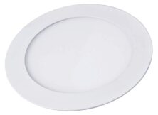 POWERTECH LED panel PT-1270 χωνευτό, 18W, Φ22cm, 4000K, 1440lm, λευκό