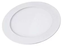 POWERTECH LED panel PT-1270 χωνευτό, 18W, Φ22cm, 4000K, 1440lm, λευκό