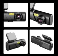 POWERTECH smart κάμερα αυτοκινήτου PT-1332, 1080p, WiFi 5