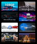 POWERTECH smart κάμερα αυτοκινήτου PT-1332, 1080p, WiFi 6