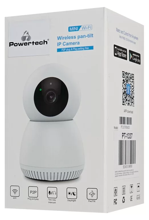 POWERTECH smart κάμερα PT-1337, 3MP, WiFi, PTZ, SD 8 POWERTECH smart κάμερα PT-1337, 3MP, WiFi, PTZ, SD - Image 6