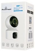 POWERTECH smart κάμερα PT-1338, 2MP, dual lens, WiFi, PTZ, SD 5