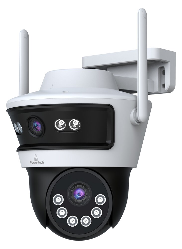 POWERTECH smart κάμερα PT-1340, 3MP, dual lens, WiFi, PTZ, SD, IP65 4 POWERTECH smart κάμερα PT-1340, 3MP, dual lens, WiFi, PTZ, SD, IP65 - Image 2