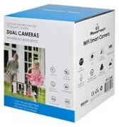 POWERTECH smart κάμερα PT-1340, 3MP, dual lens, WiFi, PTZ, SD, IP65 5