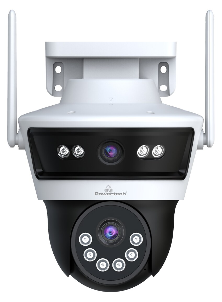 POWERTECH smart κάμερα PT-1340, 3MP, dual lens, WiFi, PTZ, SD, IP65 3 POWERTECH smart κάμερα PT-1340, 3MP, dual lens, WiFi, PTZ, SD, IP65