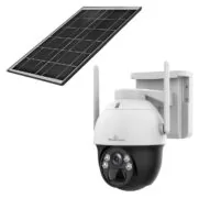 POWERTECH smart ηλιακή κάμερα PT-1341, 4MP, WiFi, PTZ, SD, IP66