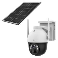 POWERTECH smart ηλιακή κάμερα PT-1341, 4MP, WiFi, PTZ, SD, IP66