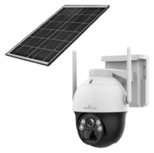 POWERTECH smart ηλιακή κάμερα PT-1341, 4MP, WiFi, PTZ, SD, IP66