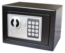 POWERTECH χρηματοκιβώτιο ασφαλείας PT-1342, ψηφιακό κλείδωμα, 23x17x17cm, 2.18kg 2