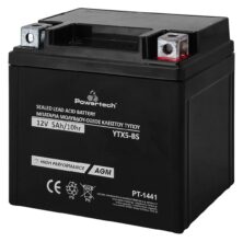 POWERTECH μπαταρία μολύβδου μοτοσυκλέτας PT-1441, 12V 5Ah, AGM, YTX5-BS