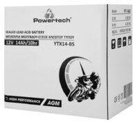 POWERTECH μπαταρία μολύβδου μοτοσυκλέτας PT-1442, 12V 14Ah, AGM, YTX14-BS 5 POWERTECH μπαταρία μολύβδου μοτοσυκλέτας PT-1442, 12V 14Ah, AGM, YTX14-BS 2