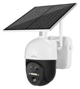 POWERTECH smart ηλιακή κάμερα PT-1497, dual lens, 3MP, 4G, PTZ, SD, IP65