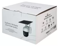 POWERTECH smart ηλιακή κάμερα PT-1497, dual lens, 3MP, 4G, PTZ, SD, IP65 3