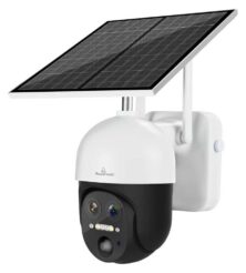 POWERTECH smart ηλιακή κάμερα PT-1497, dual lens, 3MP, 4G, PTZ, SD, IP65