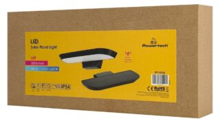 POWERTECH LED ηλιακό φωτιστικό PT-1516 με αισθητήρα κίνησης, 6W, 2000mAh, μαύρο 3