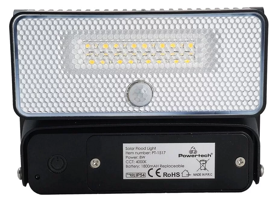 POWERTECH LED ηλιακό φωτιστικό PT-1517 με αισθητήρα κίνησης, 8W, 1800mAh, μαύρο 5 POWERTECH LED ηλιακό φωτιστικό PT-1517 με αισθητήρα κίνησης, 8W, 1800mAh, μαύρο - Image 3