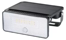 POWERTECH LED ηλιακό φωτιστικό PT-1517 με αισθητήρα κίνησης, 8W, 1800mAh, μαύρο