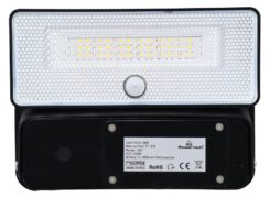 POWERTECH LED ηλιακό φωτιστικό PT-1518 με αισθητήρα κίνησης, 12W, 3600mAh, μαύρο 3