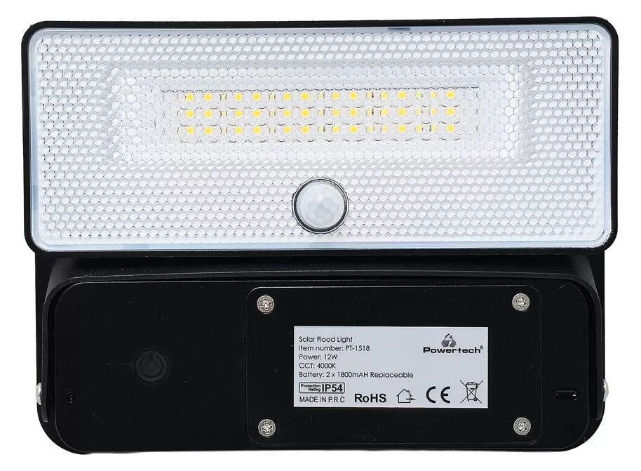 POWERTECH LED ηλιακό φωτιστικό PT-1518 με αισθητήρα κίνησης, 12W, 3600mAh, μαύρο 5 POWERTECH LED ηλιακό φωτιστικό PT-1518 με αισθητήρα κίνησης, 12W, 3600mAh, μαύρο - Image 3