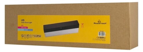 POWERTECH LED ηλιακό φωτιστικό PT-1521 με αισθητήρα κίνησης, 4W, 2000mAh, μαύρο 3