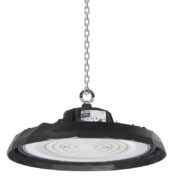 POWERTECH LED φωτιστικό καμπάνα PT-1531, 100W, 6500K, Φ30x11cm, IP65, μαύρο 2