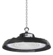 POWERTECH LED φωτιστικό καμπάνα PT-1531, 100W, 6500K, Φ30x11cm, IP65, μαύρο 2