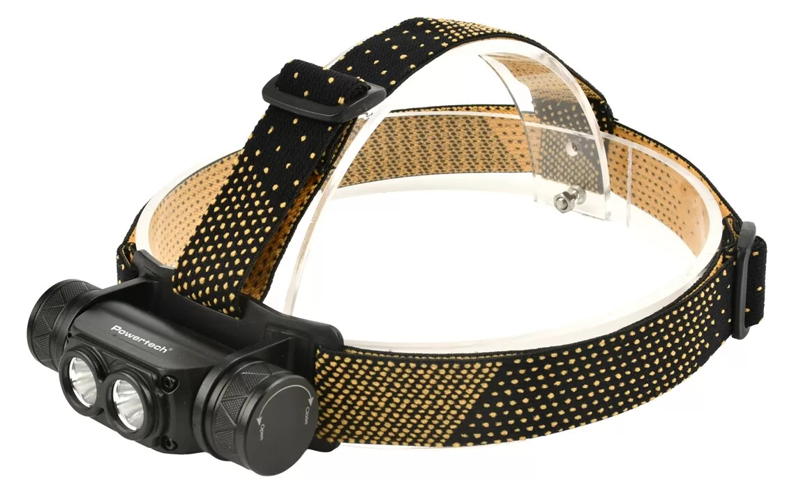 POWERTECH LED φακός κεφαλής PT-1549, επαναφορτιζόμενος, 1000lm, IP44, μαύρος 4 POWERTECH LED φακός κεφαλής PT-1549, επαναφορτιζόμενος, 1000lm, IP44, μαύρος - Image 2