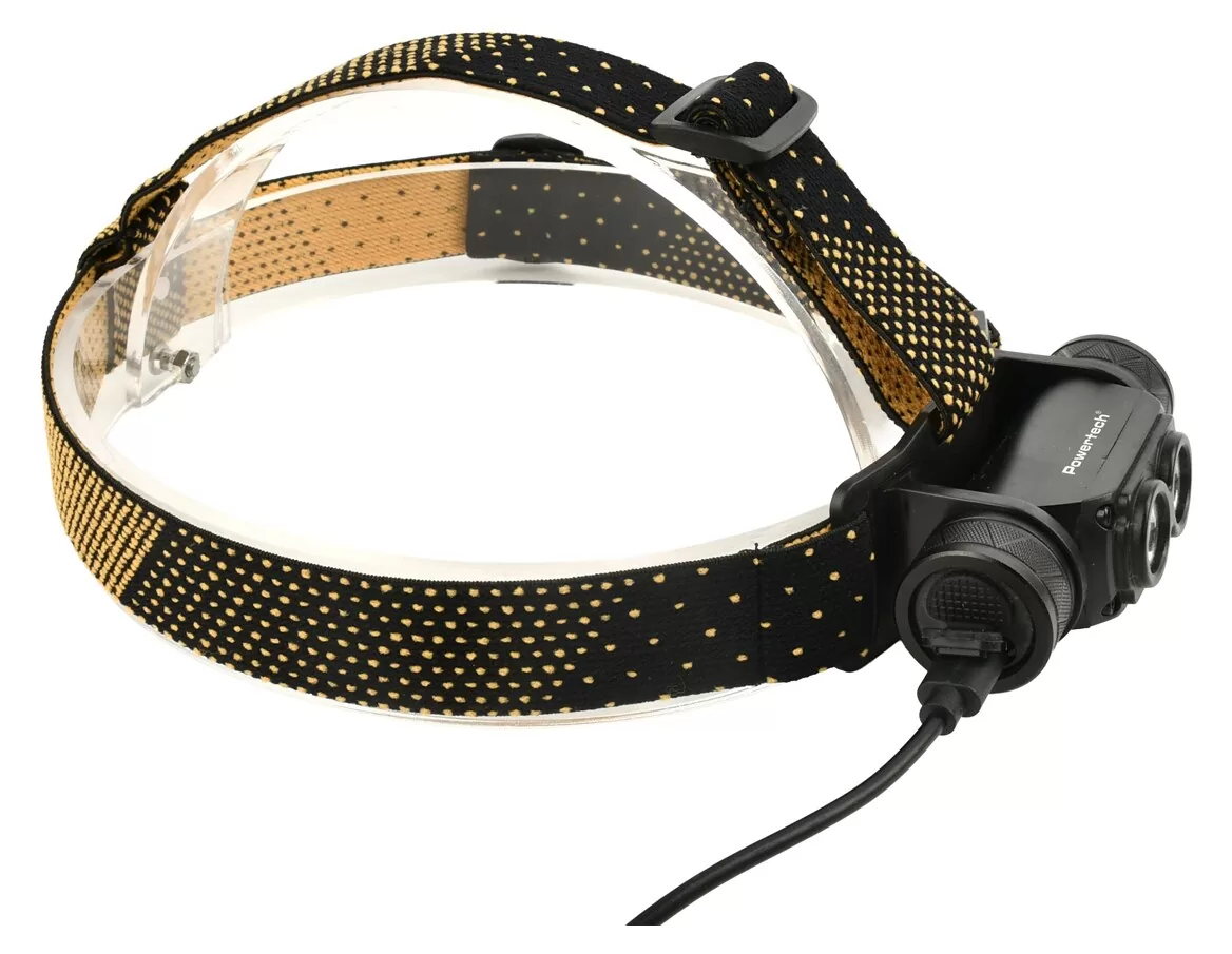 POWERTECH LED φακός κεφαλής PT-1549, επαναφορτιζόμενος, 1000lm, IP44, μαύρος 5 POWERTECH LED φακός κεφαλής PT-1549, επαναφορτιζόμενος, 1000lm, IP44, μαύρος - Image 3